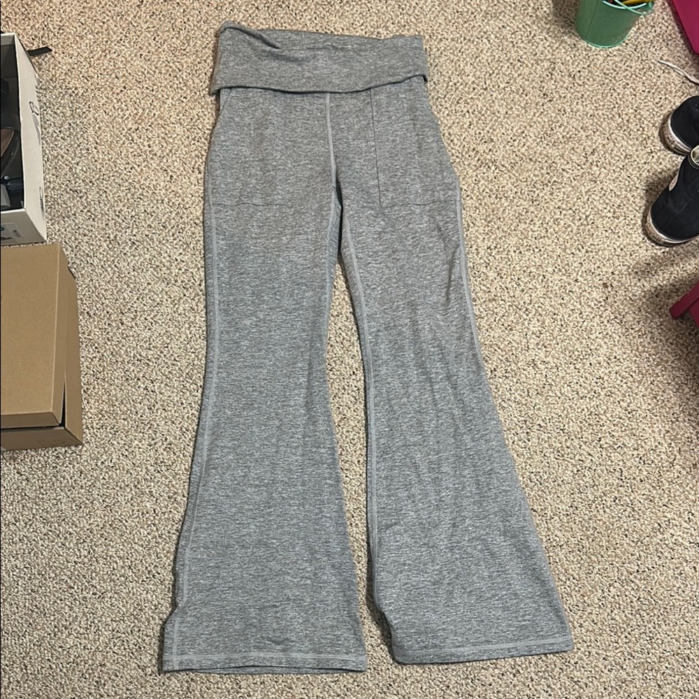 Aerie The Hugger Fold-over Flare Legging